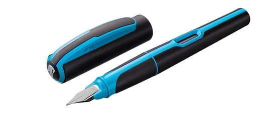 title=Pelikan, 801263, penna stilografica Style Neon, pennino M, blu