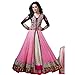 Rozdeal Women Chiffon Salwar Suit Dress Material (Rdhp102-7006A _Pink _Free Size)