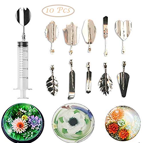 Art Cake Tools,Cake Decoration Tool,3D Gelatin Jelly Tools,Bagvhandbagro 10 PCS Gelatin Tools Cake Decoration Tool for Decor Art (Cake Mold 3) - Thumbnail 7