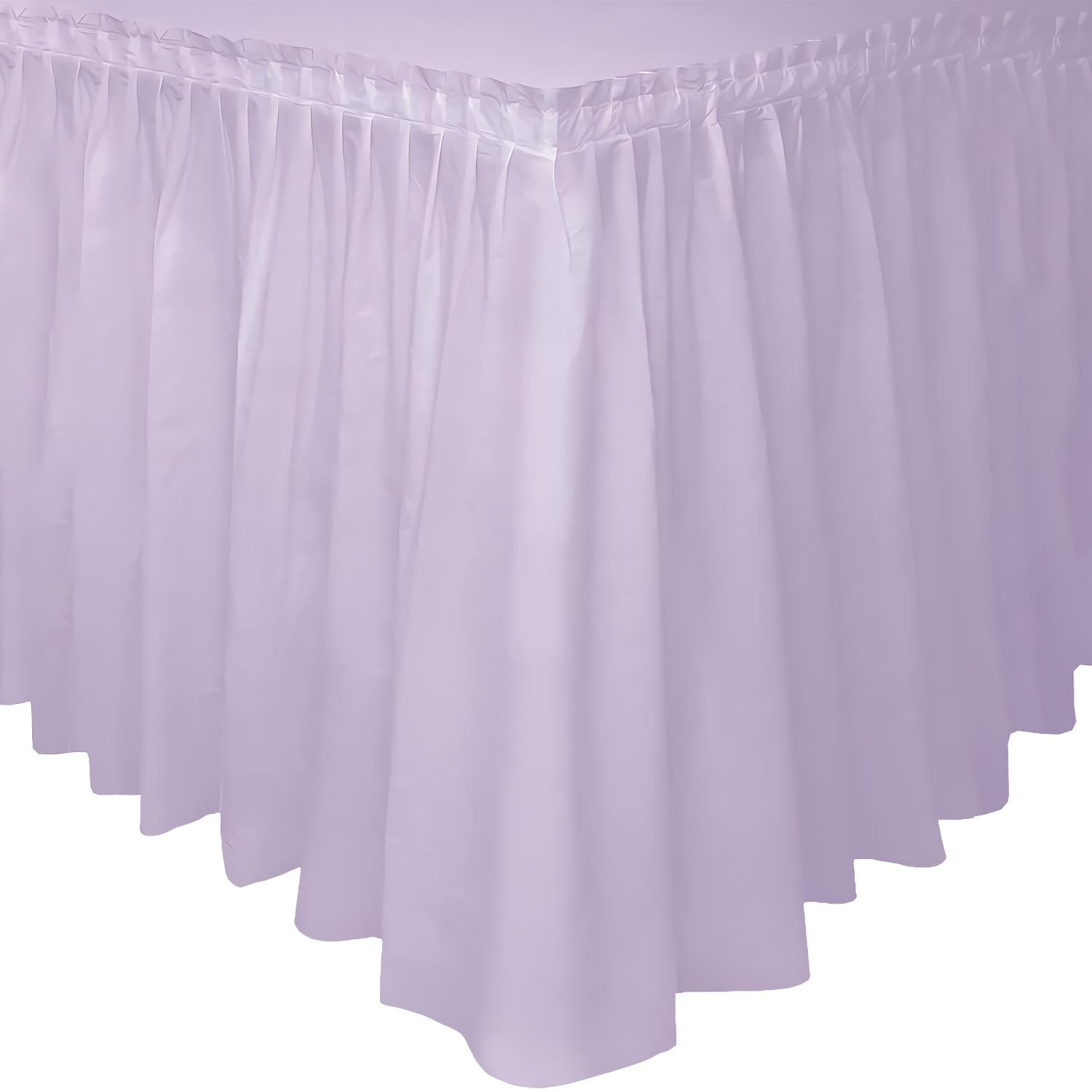 Unique Party 50052 - Plastic Lavender Table Skirt, 14ft