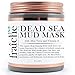 Live Fraiche Organic Dead Sea Mud Mask Facial & Body Cleanser- 8.8oz -Fight breakouts acne blackheads & Reduce Pores/Lines/Wrinkles - pure & natural to tighten & tone see clearer brighter younger skin