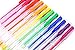 Premium Gel Pens Set, 60 unique vibrant colors, non-toxic, no-fade ink, smooth-rolling precision ball points, tri-barrel grip, neon, pastel, vibrant, metallic, glitter