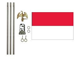 Indonesia 3x5 ft Outdoor Flag and Flag Pole