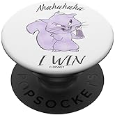 Disney Emperors New Groove Cat Yzma Ahahahaha I Win PopSockets Adhesive PopGrip