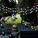 easyDecor Solar String Lights 100 LED 33ft Waterproof Flexible Copper Wire Starry String Lights for Christmas Patio Path Party Lawn Garden Wedding Party and Holiday Decorations (Multi Color)