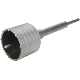 Concrete Hole Saw 3"/75mm Cutting Dia Hole Drill Bit, SDS Plus Shank | for Concrete, Brick, Cement, Stone, Wall Drilling