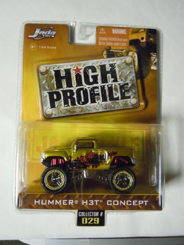 Jada Toys High Profile Gold Hummer H3t Concept ("Down" Decals)