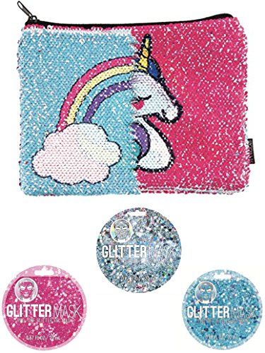 Fashion angels magic sequin unicorn pouch + glitter fac…