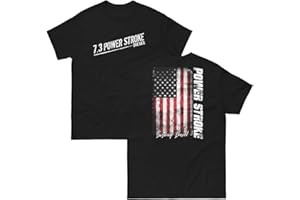 AGGRESSIVE THREAD Power Stroke 7.3 T-Shirt Mens Diesel Truck Powerstroke Shirt