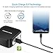 POWERADD 43W QC3.0 USB C Wall Charger, Quick Charger 5V/9V/12V with Foldable Plug Compatible with iPhone Xs/Max/X, Galaxy S7/S6/S7 Edge/Note 5/4, Lg G5 V10, HTC A9/M9, Nexus 6, and Multiple Devices