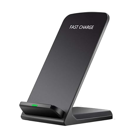 Samsung Galaxy S10/S10+ Ladegerät Zariavo,10 W Qi Wireless Schnellladegerät Ladekissen Ständer Dock