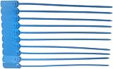 Duebass 100x 16" Blue Numbered Plastic Security Zip Ties for Trucks Trailers view 4