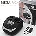 Shiatsu Foot Massager Machine with Heat - Electric Feet Massager Plantar Fasciitis Air Compression Deep Kneading Foot Massages for Neuropathy Muscle Relief Nerve Pain Therapy Spa (Black)