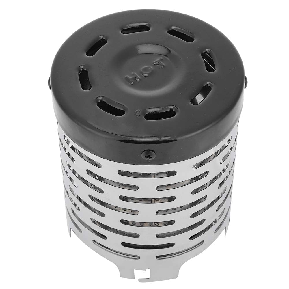 Mini Camping Heater, Portable Stainless Steel Tent Heater Mini Stove Heating Cover Warming Stove Cover Portable Outdoor Heater Shield