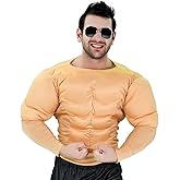 KalcyKizz Man's Muscle Suit Costumes,Yellow,One Size