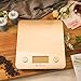 Etekcity Large Food Scale Digital Kitchen Weight Grams and Ounces for Baking and Cooking Stainless Steel, Blue Display
