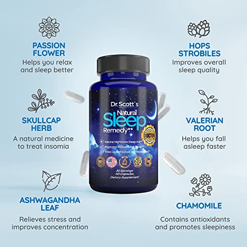 Dr. Scott’s Natural Sleep Remedy, Sleeping Aid with Valerian Root
