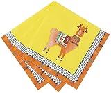 Talking Tables Llama Party Supplies | Boho Llama Paper Plates |Great For Birthday Party, 1st Birthday Party | 20 Pack