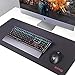 Large Gaming Mouse Pad Stitched Edges Sanag Ultra-Thick Extended Mouse Pad Non-Slip Rubber Base Mousepad for Laptop Computer/PC 35.4x15.7-Inch 4mm Thick XX-Large Black