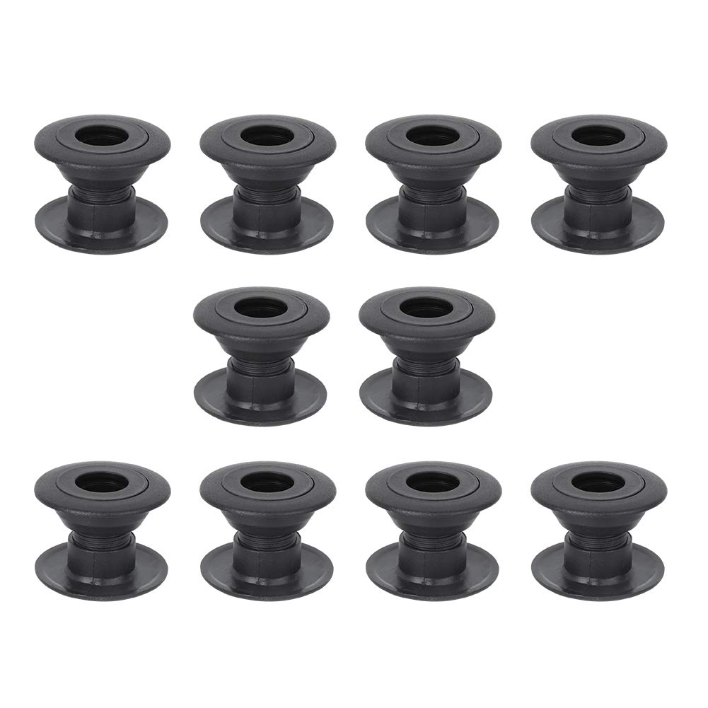 KIMISS 10Pair Table Soccer, 5529 Foosball Bearing 15.8mm Viavito Football Table Ball Game Parts Foosball Bearings, with Steel