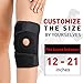 Hinged Knee Brace- Open Patella Knee Support with Adjustable Compression Stabilizer for Swollen ACL, Tendon, Ligament, Meniscus Injuries, Ligament, Sports Activities