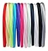 Headbands for Girls Teens, Headbands for Women - HipGirl Satin Headbands Fabric Craft Hairband for Teens, Adults. Assortment Fashion Accessories for Girls (12pc Assorted Bright Color, 3/8
