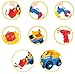Take Apart Toys for Boys & Girls TG652 - Bump n Go Construction Vehicles, Trucks, Excavator (4 Models) & Electric Drill – Learning Toys for Toddlers 3, 4, 5 Years Old by ThinkGizmos