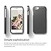 elago iPhone 6 Plus Case, [Glide][Matte Metallic Dark Grey] - [Mix and Match][Premium Armor][True Fit] - for iPhone 6 Plus Only