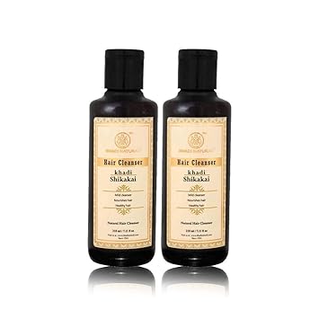Khadi Natural Herbal Shikakai Cleanser (Shampoo), 210ml (Pack Of 2)