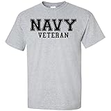 NAVY Veteran BLACK logo Short Sleeve T-Shirt