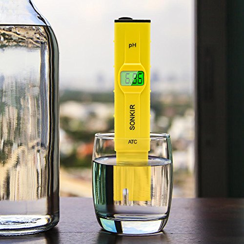 Sonkir pH Meter, Digital pH Tester/Water Quality Tester for Drinking Water, Swimming Pools, Aquariums, Hydroponics, ATC Function, 0.1 Accuracy, Backlit LCD Display (pH Meter) - Thumbnail 7