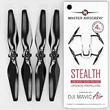 MAS Upgrade Propellers for DJI Mavic AIR in Black - x4 in Set