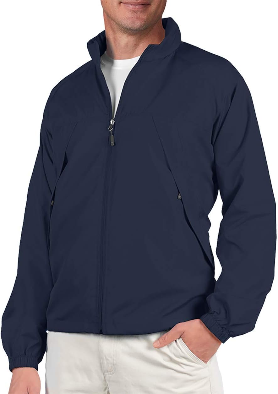 SCOTTeVEST Mens Pack Windbreaker Jacket - 19 Pockets - Fall Jackets for Men