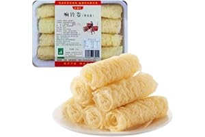 NAKAZAWA 96g Crispy Fried Tofu Skin - Dried Bean Curd Sticks Tofu Stick Dried Beancurd Sticks，Fried Beancurd Skin - Perfect Snack or Ingredient for Cooking