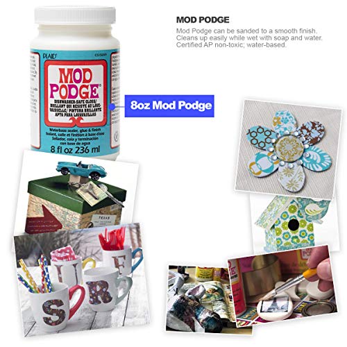Mod Podge Waterbased Dishwasher Safe Sealer, Glue and Finish for Paper