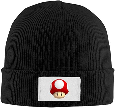 Man Popular Mushroom Super Mario Beanie Cap Knit Hat