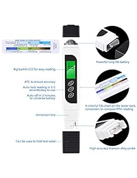 KINCREA JR021 - Medidor de temperatura y temperatura de 0 a 9990 ppm, precisión y fiabilidad