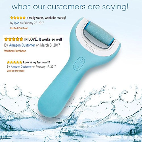 Amope Pedi Perfect Wet & Dry Rechargeable Foot File Refills, 2 Count, Regular Coarse