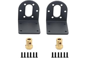 JINOARC 2Pcs RC Motor Mount Bracket Metal 37mm Motor Holder Seat for GA GB 37mm Motor RC Boat Car RC Ship