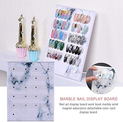 Earthily Detachable Nail Art Display Chart Salon Colour Nail Art Manicure Display Board Display Stand pleasure