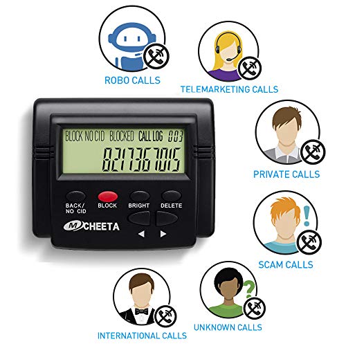 Call Blocker for Landline Phones, MCHEETA V4000 Premium Phones with