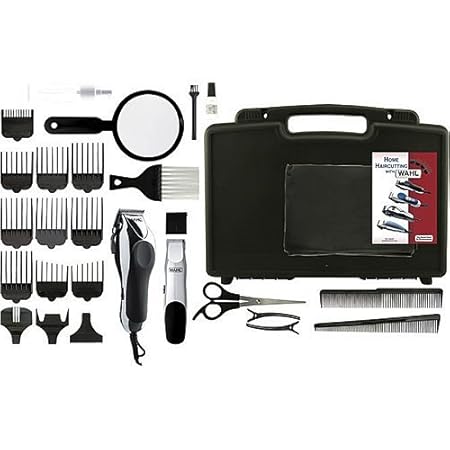 wahl deluxe haircut kit with trimmer and storage case amazon
