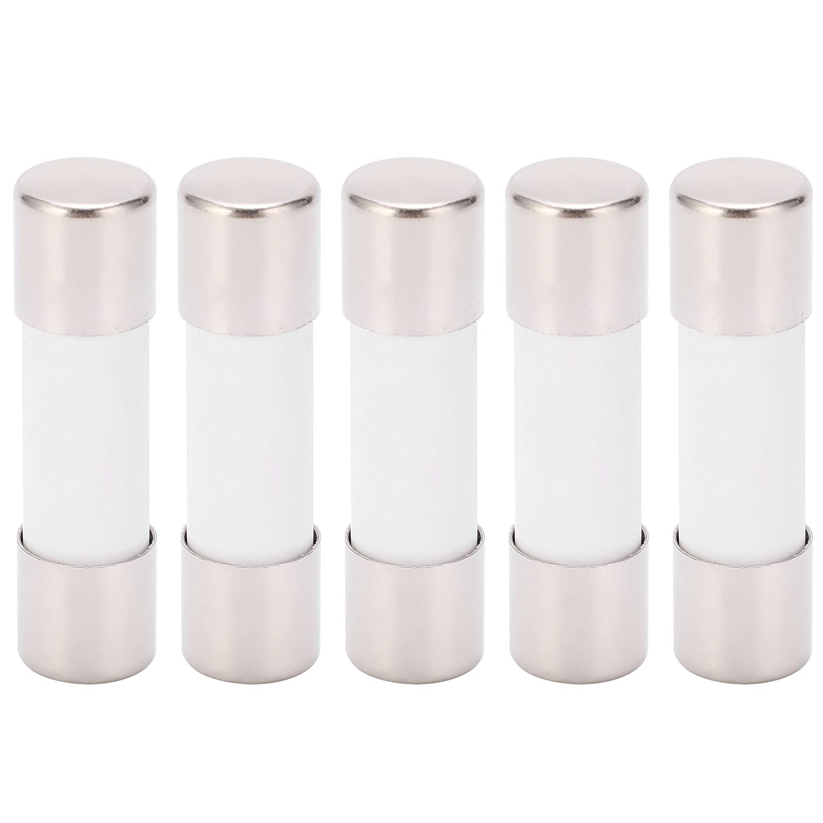 5pcs 15A 1000V DC Solar PV Fuse, GPV Type Slow Blow Ceramic Fuse 10x38mm, Waterproof Short Circuit Protection for UK Roof Solar Panels, Essential Solar System Accessory