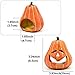 HenryDong Handmade Ceramics Pumpkin Aquarium Décor Ornaments, 3 Pack, 1 Pack, Fish Tank Safe Decorations, Flameer Turtles Hiding Hole Cave, Table Accessories Decor Reptile Box Shelter Habitatthumb 4
