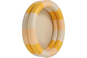 Inflatable Pool, Round Blow Up Pool Thickened Water Pool Mini Inflatable Swimming Pool Retro Style Indoor Outdoor Inflatable 
