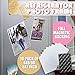 Avery Barn 10-Pack Magnetic Picture Frame Refrigerator Clear Photo Pocket Sleeve for Fridge, Locker, Office Cabinet - Strong Magnets, Easy Insert, Flexible, Shatterproof - 5x7 inch