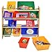 Giantex Toy Organizer Bin Kid's Toy Storage Organizer for Girls and Boys with 12 Colorful Plastic Bins Children Toddler Wood Storage Box for Playroom Bedroom Shelf Drawer