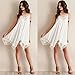 UPLOTER Women Sling Lace Cocktail Party Short Beach Mini Dress