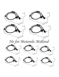 Walkie Talkies - Auriculares de 2 pines para retevis H-777 Kenwood PUXING Baofeng UV-5R BF-888S, 10 packs