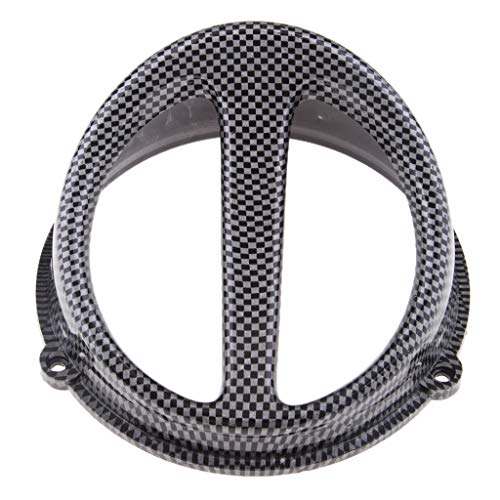 Homyl High Performance Racing Air Scoop Hood Cap Fan Cover for GY6 125cc 150cc Motorcycle Scooter 152QMI 157QMJ - Carbon Fiber - Thumbnail 3